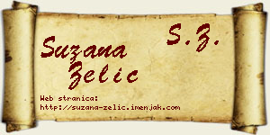 Suzana Zelić vizit kartica